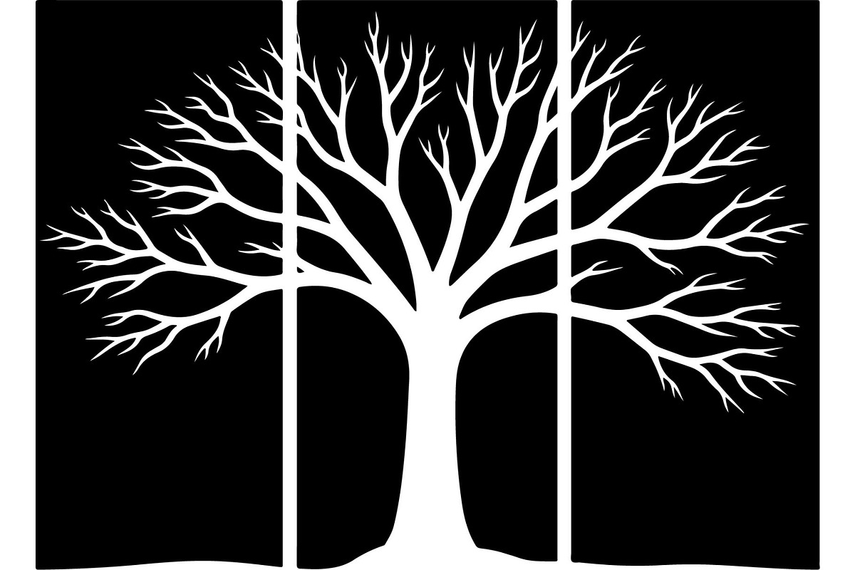 Leafless Tree Silhouette SVG Bundle, an Object Graphic by Designer_Momina (Photo 10 of 20)