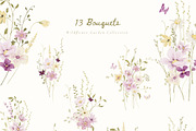 Watercolor Wildflower Garden, a Decorative Illustration by Altea Design Studio (Thumbnail 14 of 18)