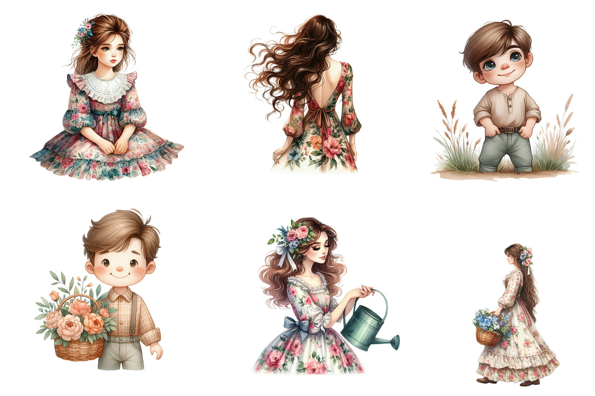 Mothers Day Clipart, an Illustration by CreationArt (Photo 6 of 7)