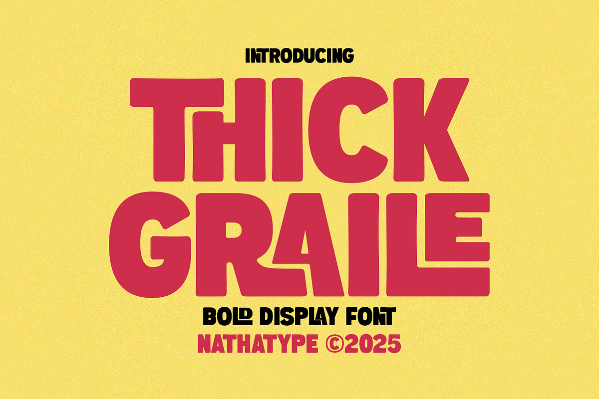 Thick Graile, a Symbol Font by Nathatype (Photo 1 of 11)