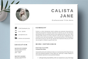 Word Resume Template 2 Pages