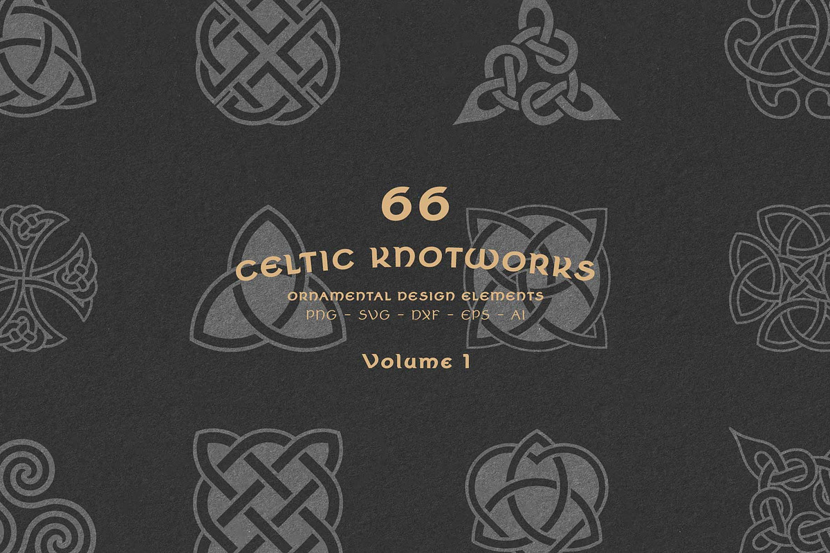 Celtic Knots & Ornaments Bundle 1, a Decorative Illustration by Seaquint (Photo 1 of 8)