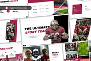 Rugby Sport Presentation PowerPoint, a Presentation Template by Antstheme (Thumbnail 1 of 2)