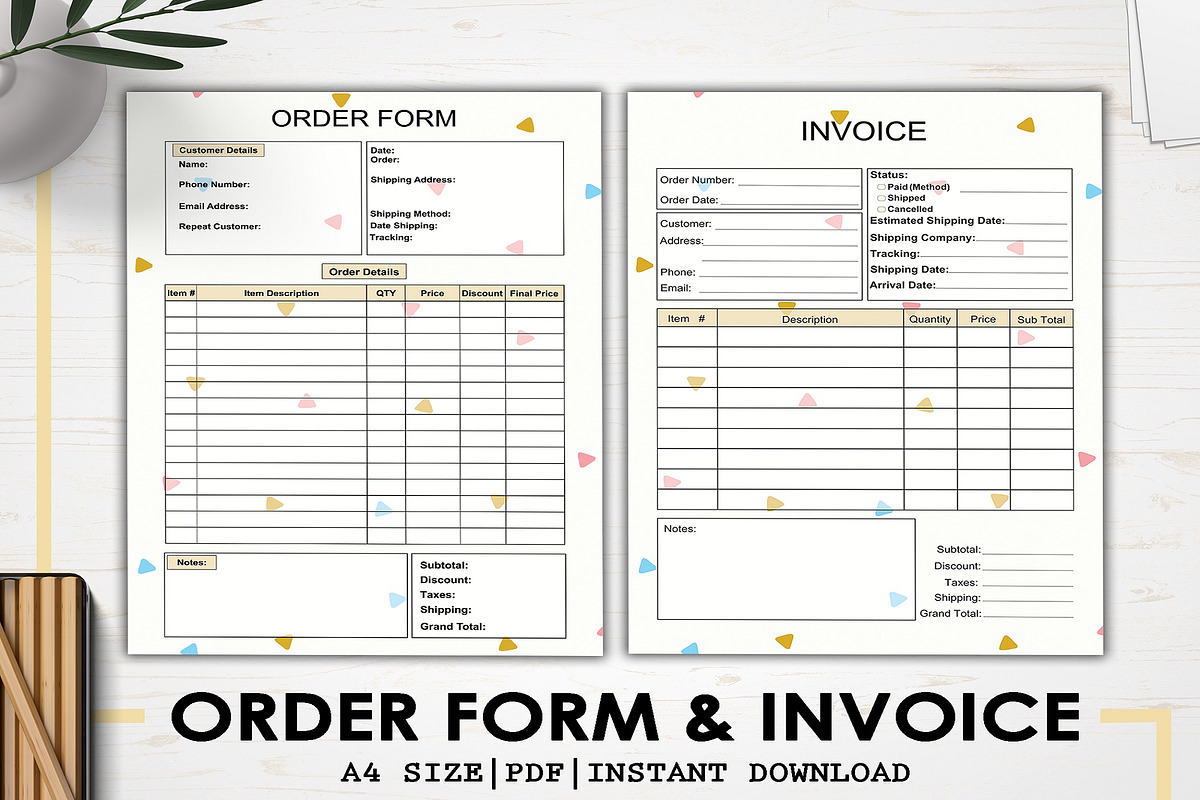 Order, Invoice Template, a Graphic by Wow Designs (Photo 1 of 4)