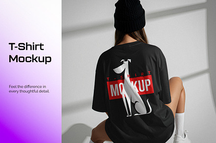Women's Oversized T-shirt Mockup, a Shirt Mockup by Designer Dude