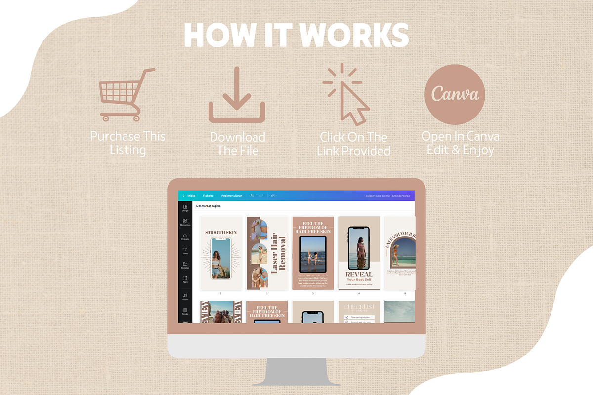 Laser Hair Removal Reels Templates, a Social Media Template by EliteMatidi (Photo 7 of 8)