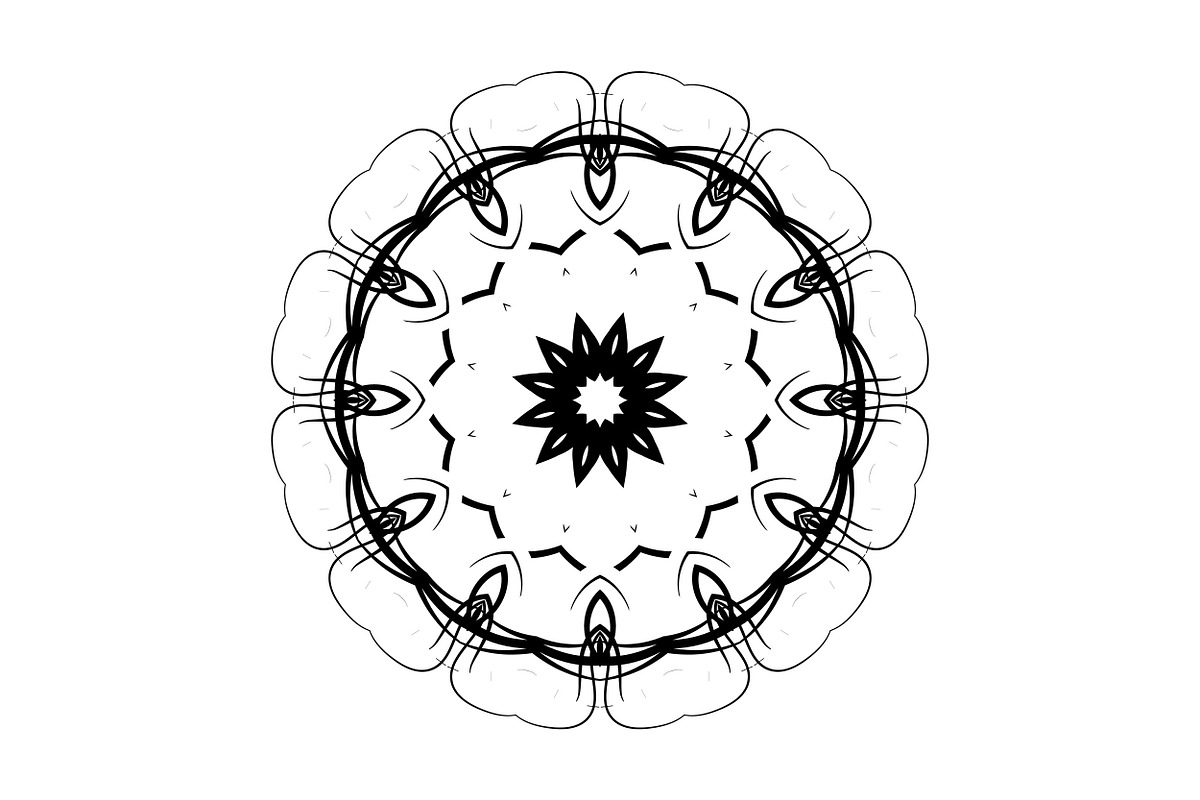 High Quality Mandala Clipart Bundle, a Decorative Illustration by NJ Himel (Photo 69 of 103)