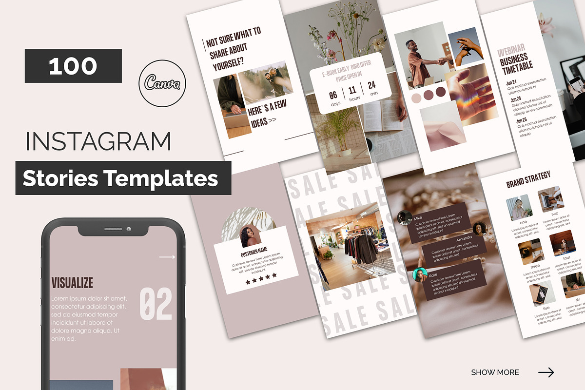 Neutral Social Media Pack Canva