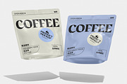 Coffee Pouch Mockup, a Packaging Mockup by Unerispace (Thumbnail 2 of 5)
