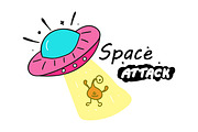 Space - big set +2 patterns, an Animal Illustration by pashigorov (Thumbnail 6 of 9)