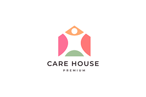 house care modern colorful logo, a Branding & Logo Template by devastd