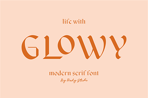 Glowy - Modern Serif Font