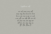 The Moment | Modern Handwriting Font, a Handwritten Font by Burhan Afif (Thumbnail 9 of 10)