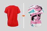 Ladies Lightweight T-Shirt Mockups, a Shirt Mockup by Go Media's Arsenal (Thumbnail 4 of 6)