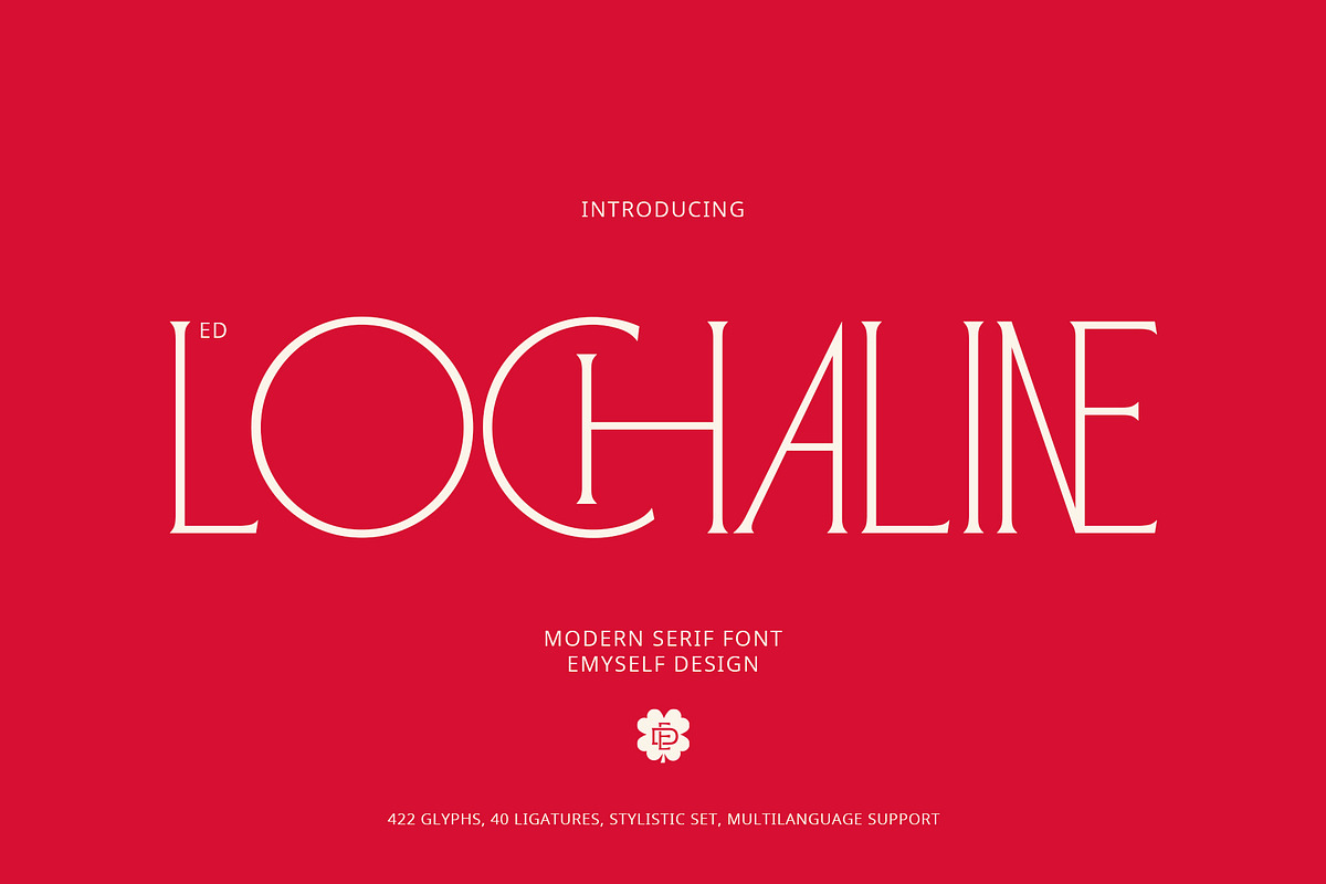 ED Lochaline, a Serif Font by Emyself Design (Photo 1 of 12)