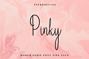 Pinky, a Handwritten Font by InermediaSTUDIO (Thumbnail 1 of 8)
