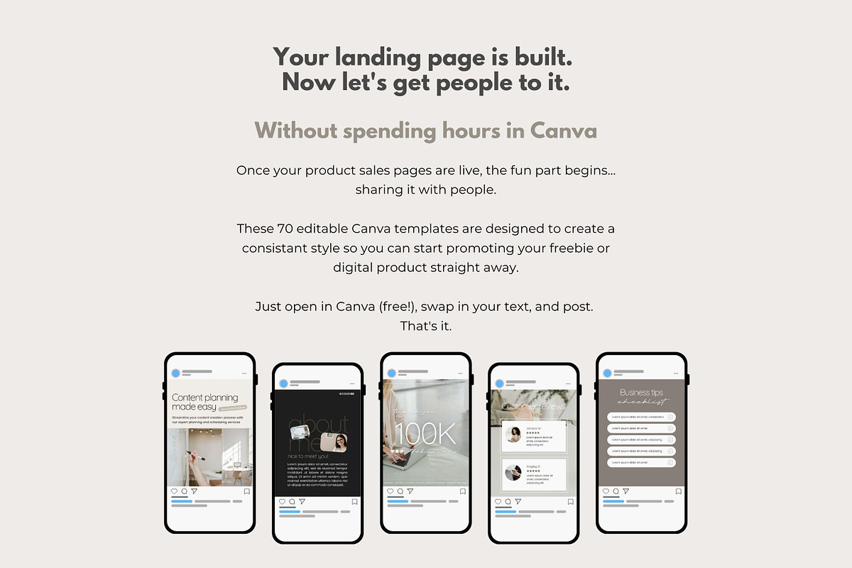 Canva Social Media Graphic Templates, a Social Media Template by Hayley's Digital Hub (Photo 2 of 7)