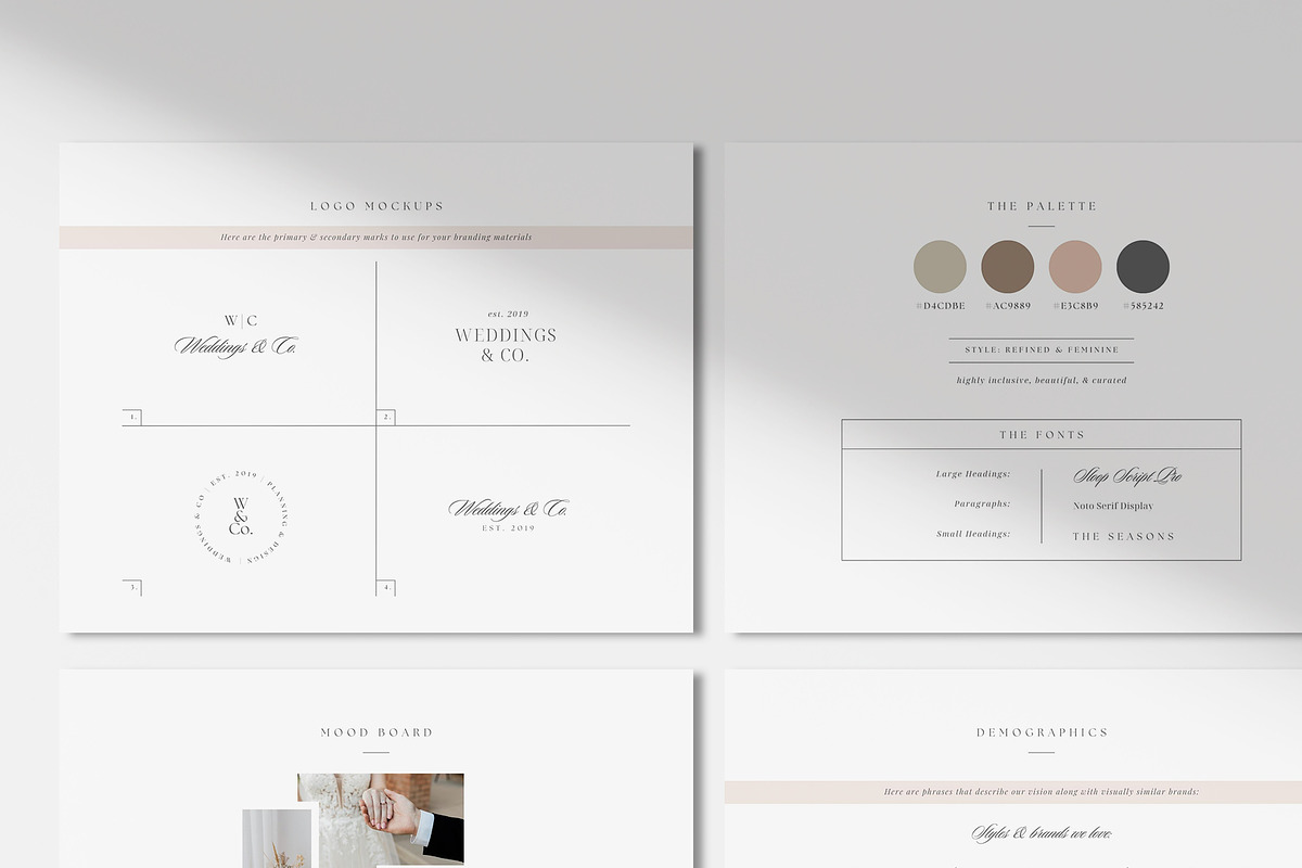 Canva Mood Board Template, a Magazine Template by roselindoco (Photo 2 of 3)