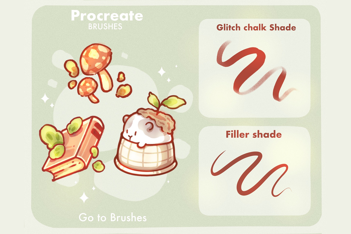 My Go-To Brush Set for Procreate, a Brushes & More by TheDoodleSweets (Photo 5 of 6)