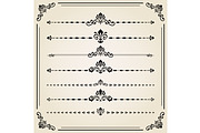 Vintage Set of Elements, a Texture Graphic by FineArtStudio (Thumbnail 1 of 3)