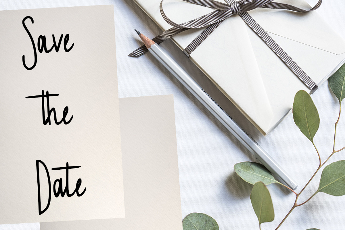 Invitation handwritten font, a Script Font by Gennadi Digital Studio (Photo 4 of 4)