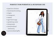 Fashion girls 49 clipart PNG, a Person Illustration by Parinaz Wadia Design (Thumbnail 10 of 10)