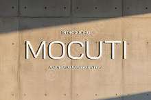 Mocuti | Modern Elegant Serif Typefa