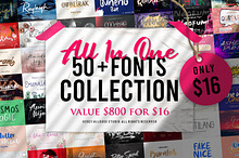 All In One | 50 Fonts Collection