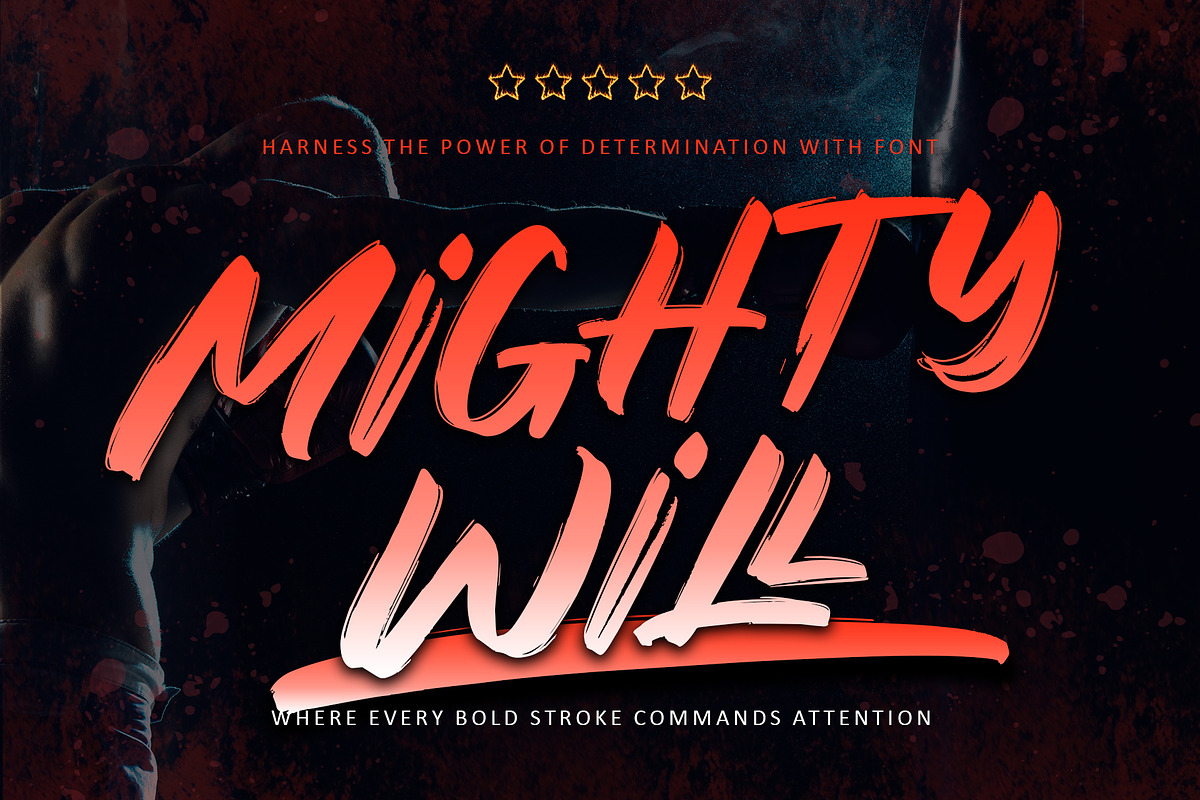 Mightywill, a Handwritten Font by Letterara (Photo 1 of 11)