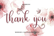 HERMANY//SCRIPT FONT, a Script Font by Quothron (Thumbnail 6 of 6)