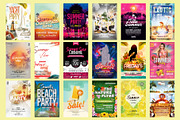 20 Summer Flyer Bundle, a Social Media Template by PopotLane (Thumbnail 2 of 3)