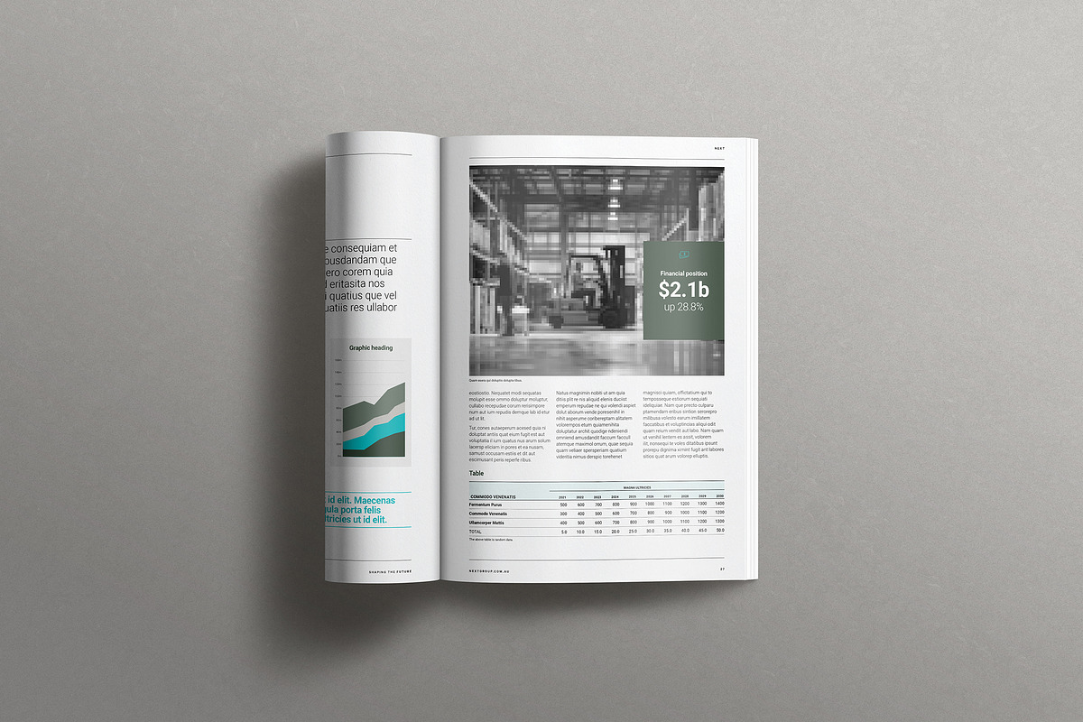 Next Annual Report Template, a Marketing Template by Crafted by AKD (Photo 6 of 10)