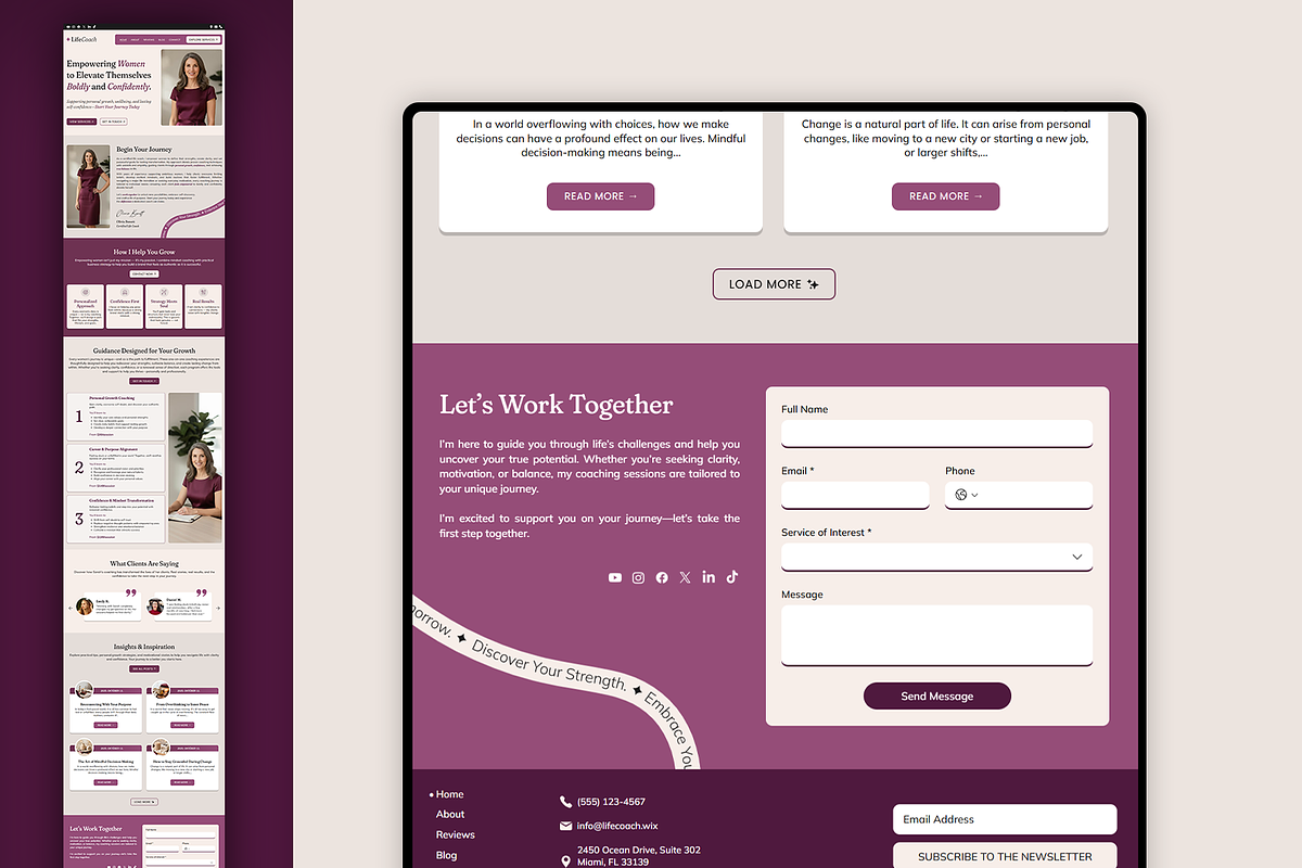 Life Coach & Therapy Website, a Wix Template by Kitteeh (Photo 12 of 20)