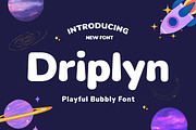 Driplyn - Playful Display Font, a Handwritten Font by trabaskriya (Thumbnail 1 of 8)
