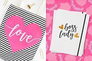 Mademoiselle Script Font + EXTRAS!, a Script Font by Pink Coffie (Thumbnail 3 of 12)