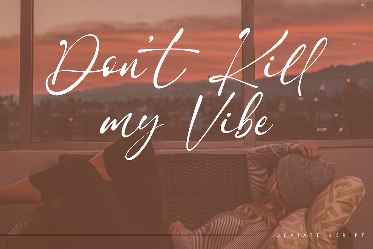 Obviate organic script, a Script Font by Only Fonts (Photo 2 of 10)