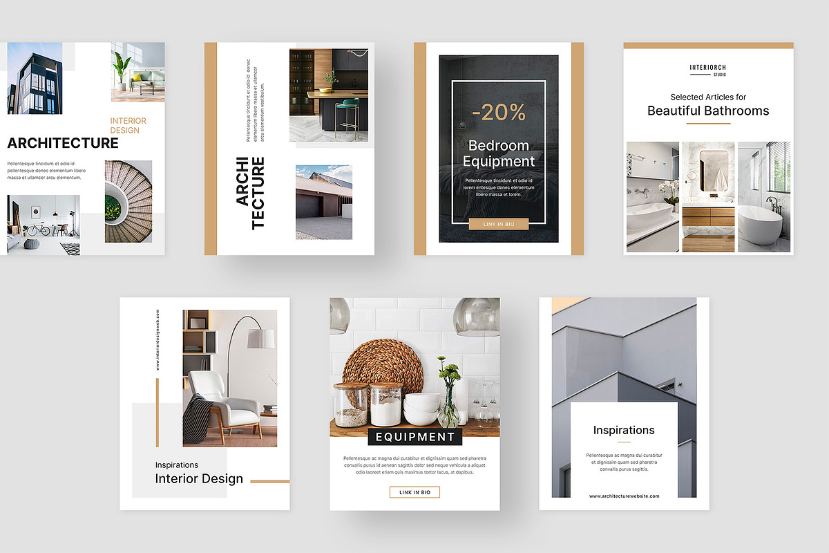 Interior Design Instagram Templates