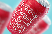 Sweet & Fresh font with Mockup, a Script Font by Gleb Guralnyk (Thumbnail 1 of 5)