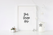 Christmas Scandinavian Mockup Bundle, a Print Template by Yuri-U (Thumbnail 3 of 32)