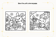 Easter Spring Coloring Pages, a Seasonal Illustration by Design Station (Thumbnail 3 of 4)