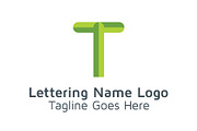 20 Logo Lettering T Template Bundle, a Branding & Logo Template by Acongraphic (Thumbnail 20 of 21)