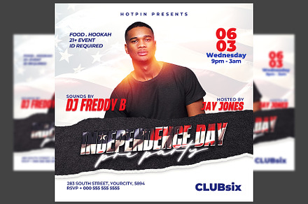 Independence Day Flyer Template, a Flyer Template by Hotpin