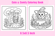 Floating Islands Coloring Pages, a Decorative Illustration by Coco Bloom (Thumbnail 3 of 3)