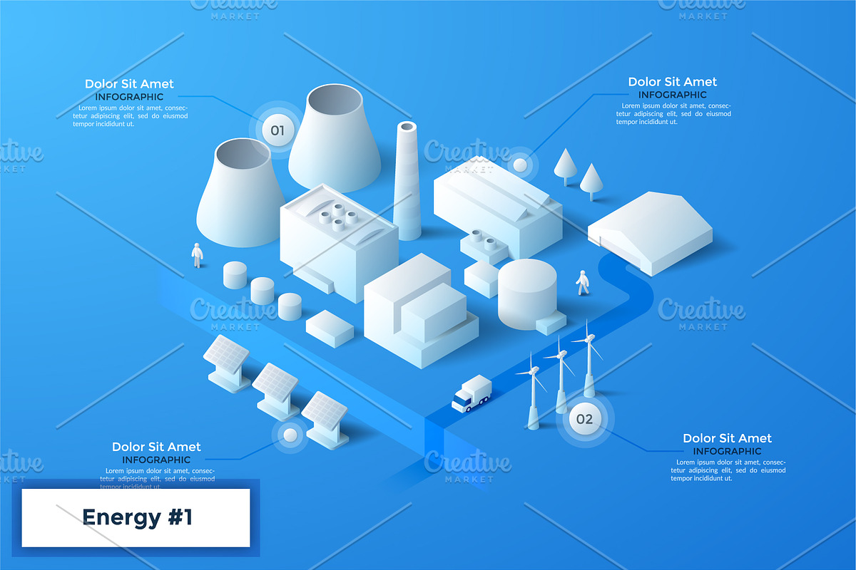White Isometric City Builder, an Object Graphic by Andrew Kras Design (Photo 11 of 13)