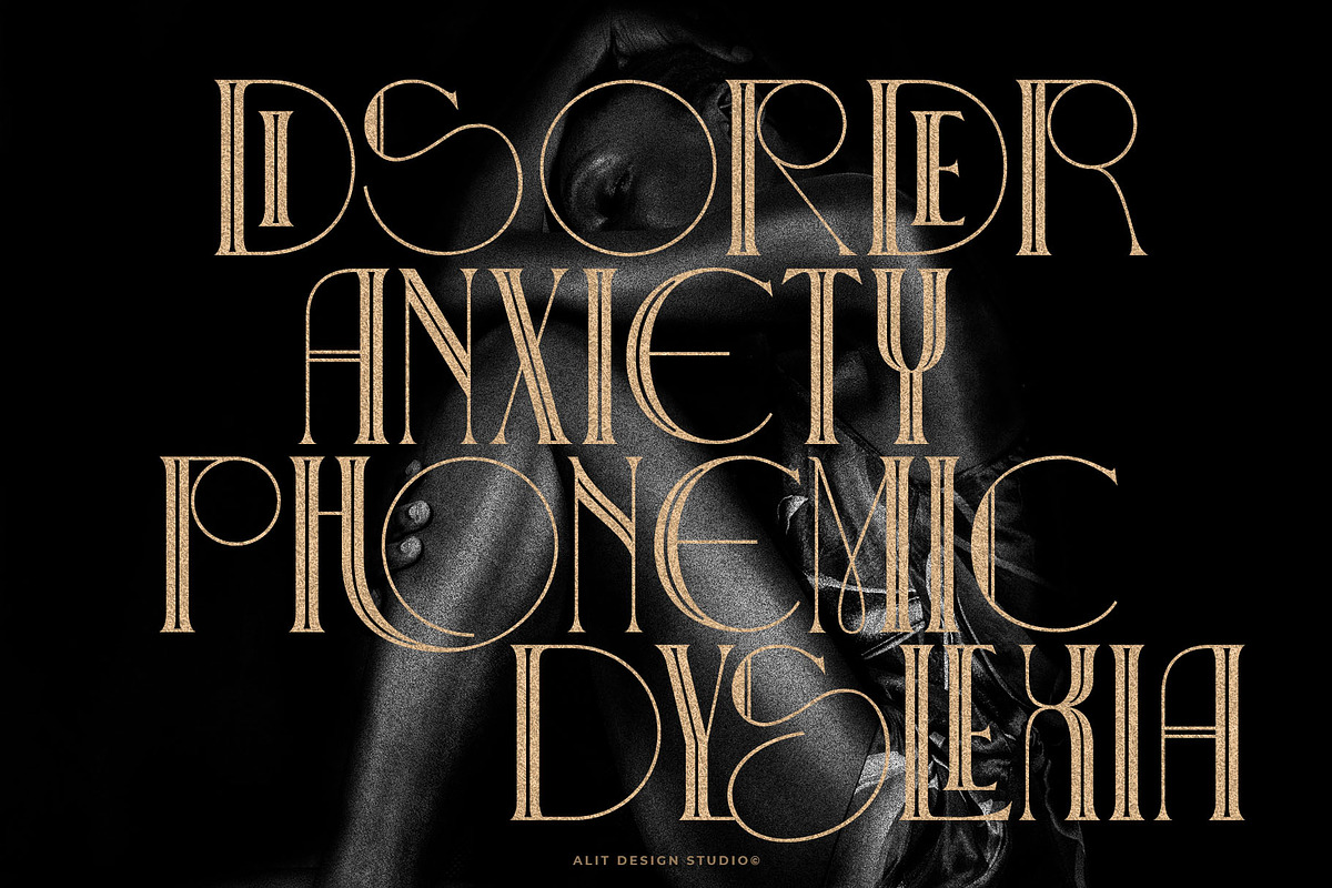 Decobra Art Deco Font, a Serif Font by alit design (Photo 8 of 17)
