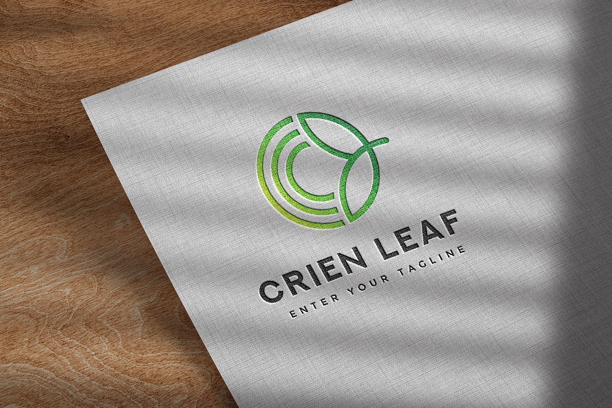 Logo Letter C Leaf, a Branding & Logo Template by Izalsye (Photo 5 of 5)