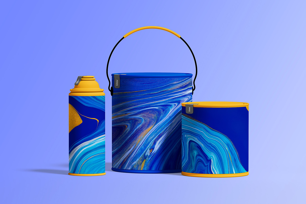 Golden & Blue textures, a Texture Graphic by Mirror Flow (Photo 11 of 12)