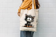 Fluffy Kitten Clipart PNG, an Illustration by CreationArt (Thumbnail 5 of 7)