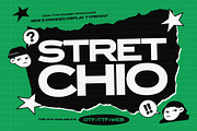 Stretchio, a Sans Serif Font by graphicook (Thumbnail 1 of 9)
