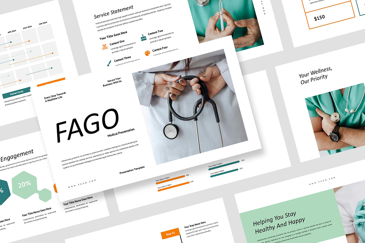 Fago : Medical Google Slides, a Presentation Template by Punkl Camp (Photo 1 of 9)